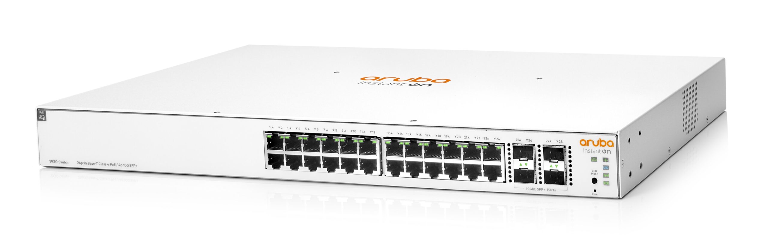 Aruba Instant On 1930 24G Class4 PoE 4SFP/SFP+ 370W Switch